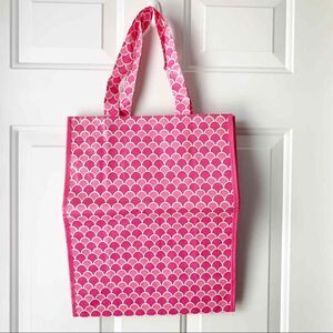 MSC Scales Pink Vinyl Tote Bag NWT